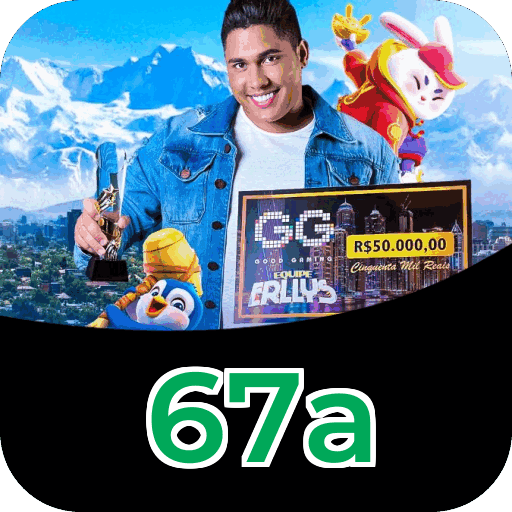 Passo a passo visual mostrando processo de download e instalação do aplicativo 67a